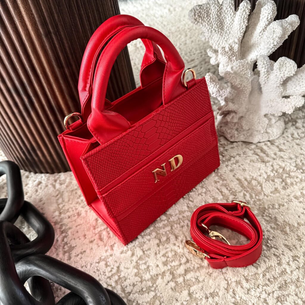 Tote RG Mini Pitón Rojo