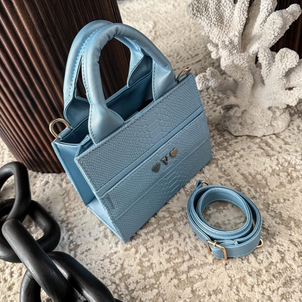 Tote RG Mini Pitón Baby Blue