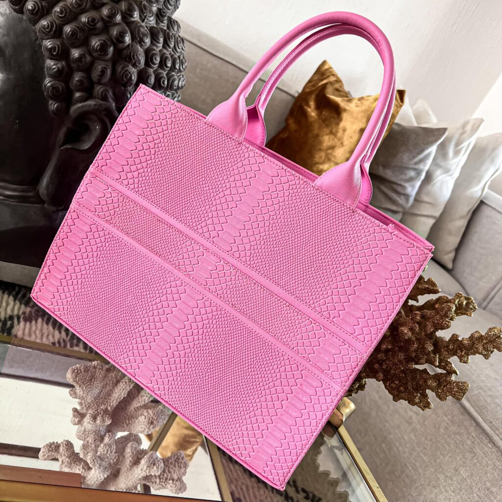 Tote RG Grande Pitón Rosa Barbie