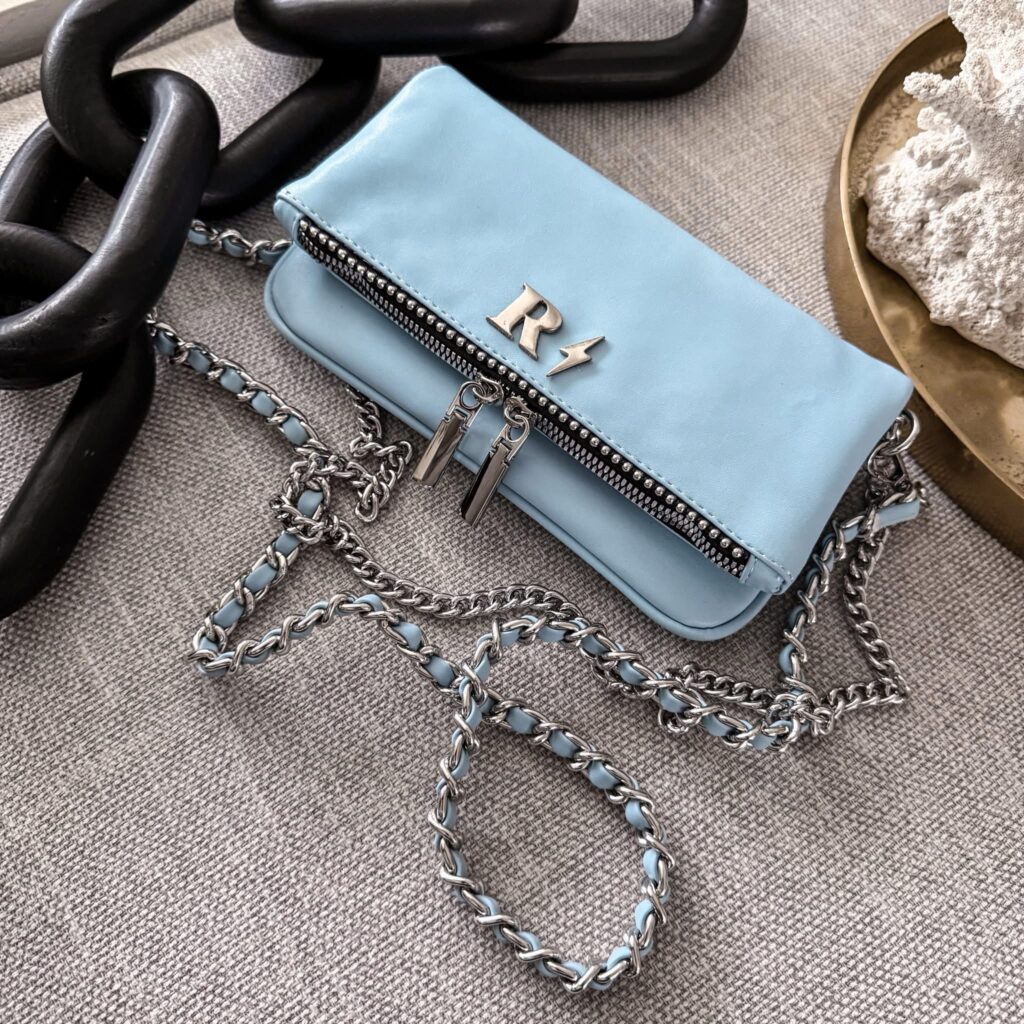 Amora Mini Bag Ensueño Herrajes Plata + Filo De puntos