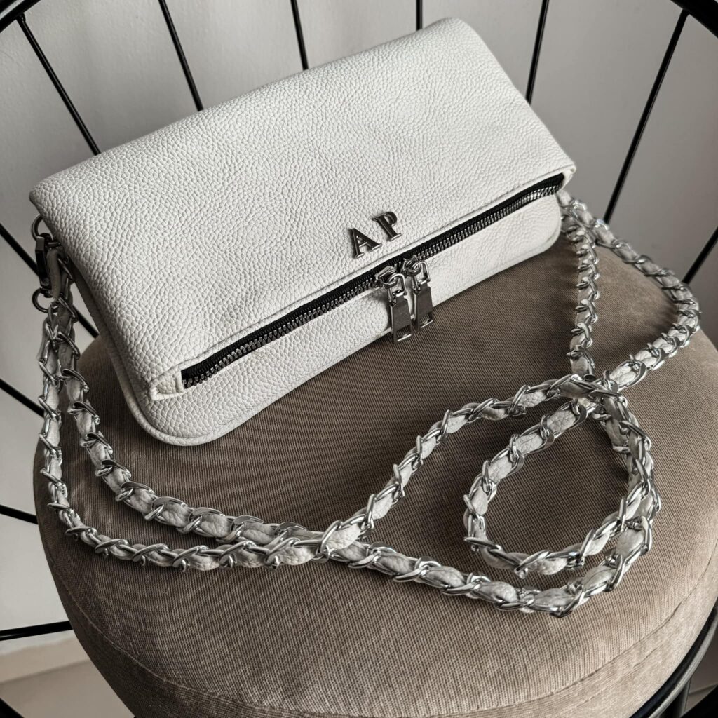 Amora i Bag Floater Latte Herrajes Plata
