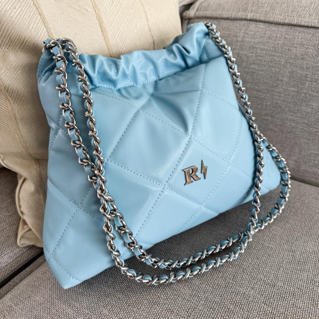Halo Bag Cadena Plata Color Ensueño