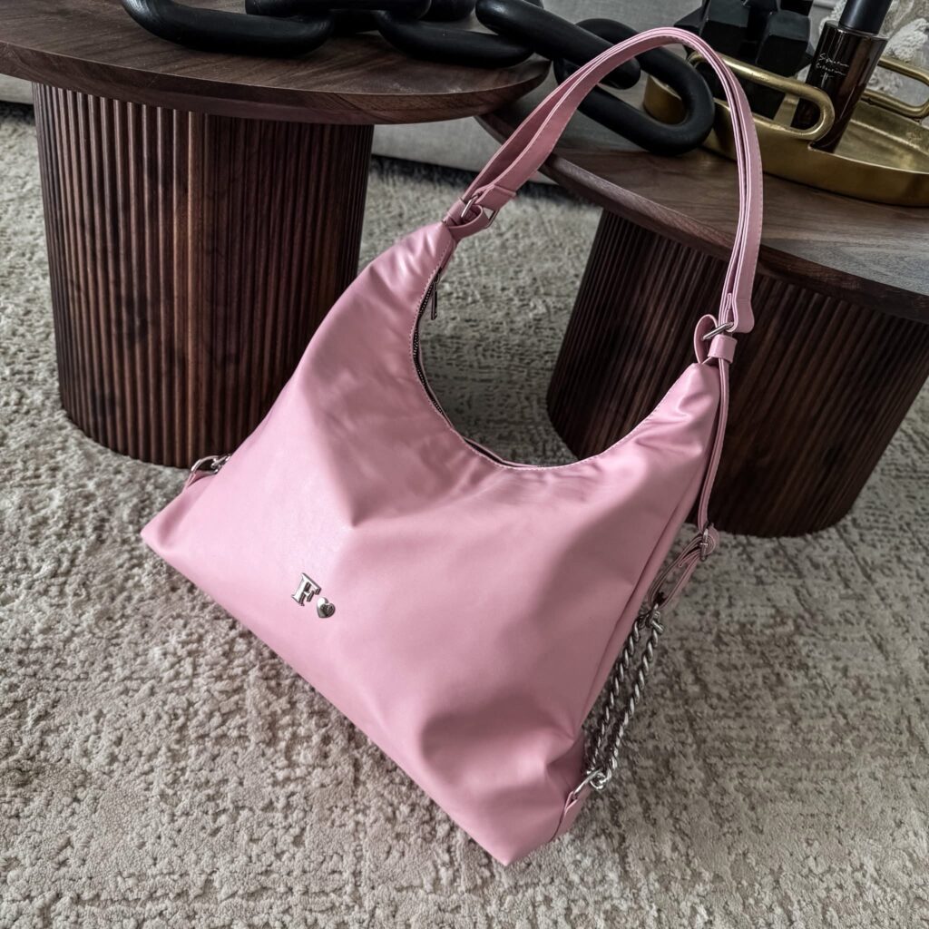 Bolsa-Mochila Rosa Paraíso