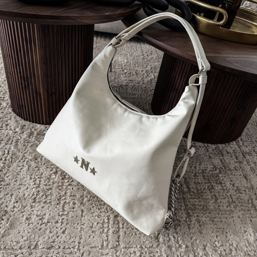 Bolsa-mochila 2 en 1 tessa COLOR BLANCO