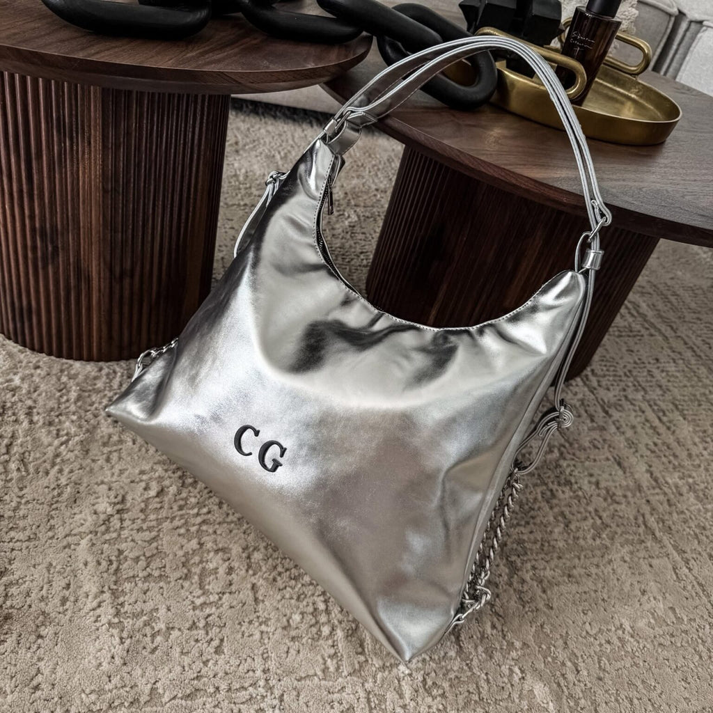 Bolsa-Mochila 2en 1 Silver herraje plata