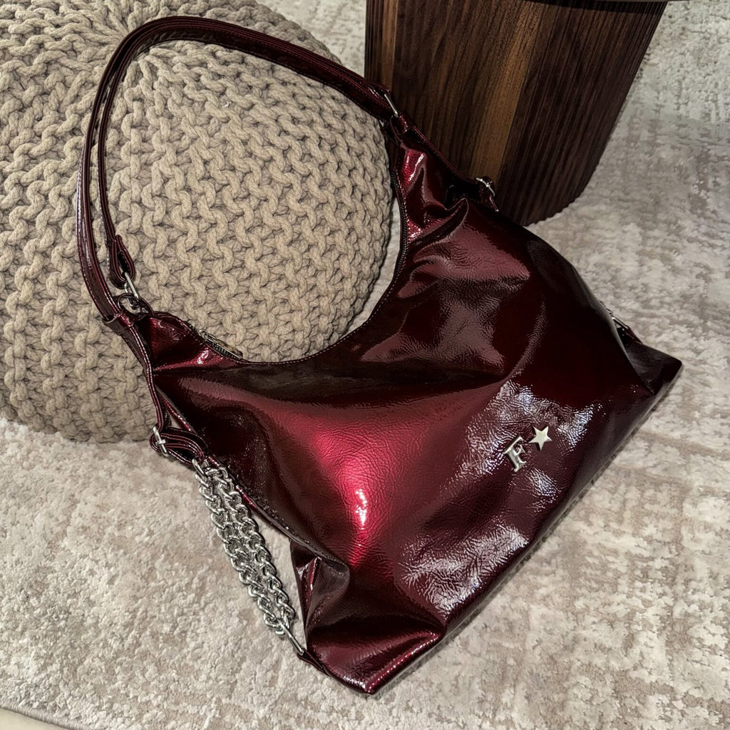 Bolsa-Mochila 2 en 1 Wrinkle Burgundy