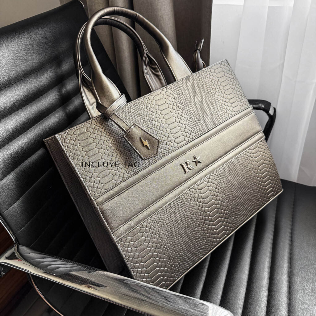 Premium GRANDE Tote Inox (Tag Incluido) HERRAJE ORO