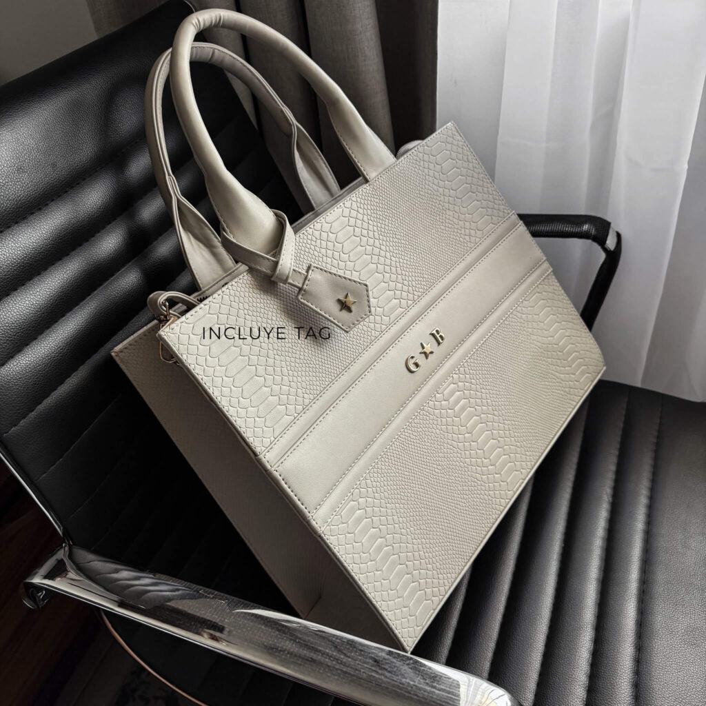 Premium Tote Latte (Tag Incluido)