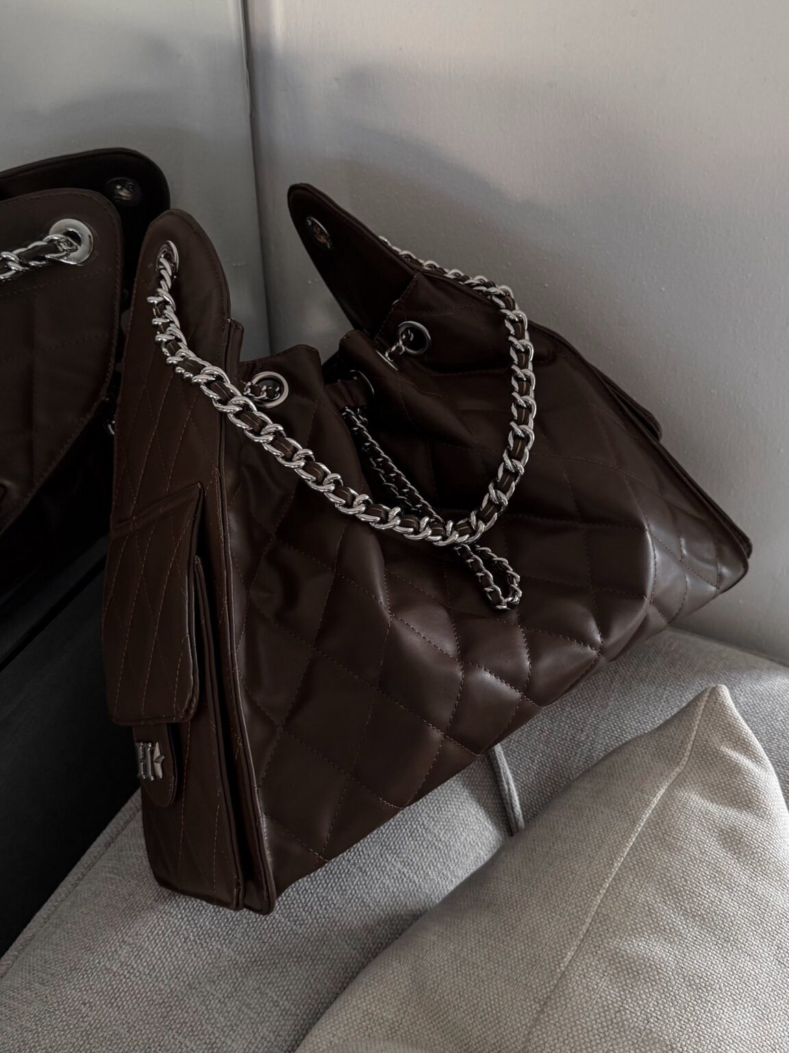 coco 25 XL CHOCOLATE Herraje PLATA