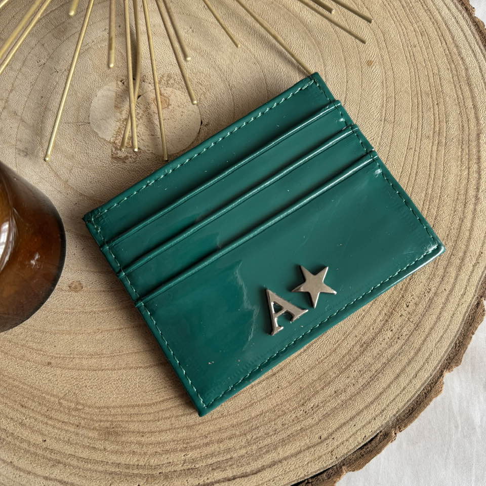 Tarjetero Charol Green Forest