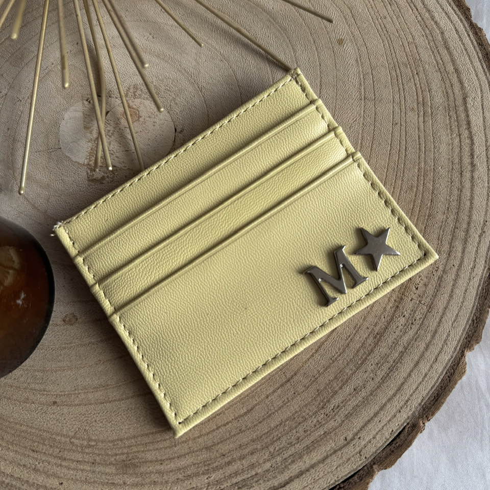 Tarjetero Sintético Butter Cream