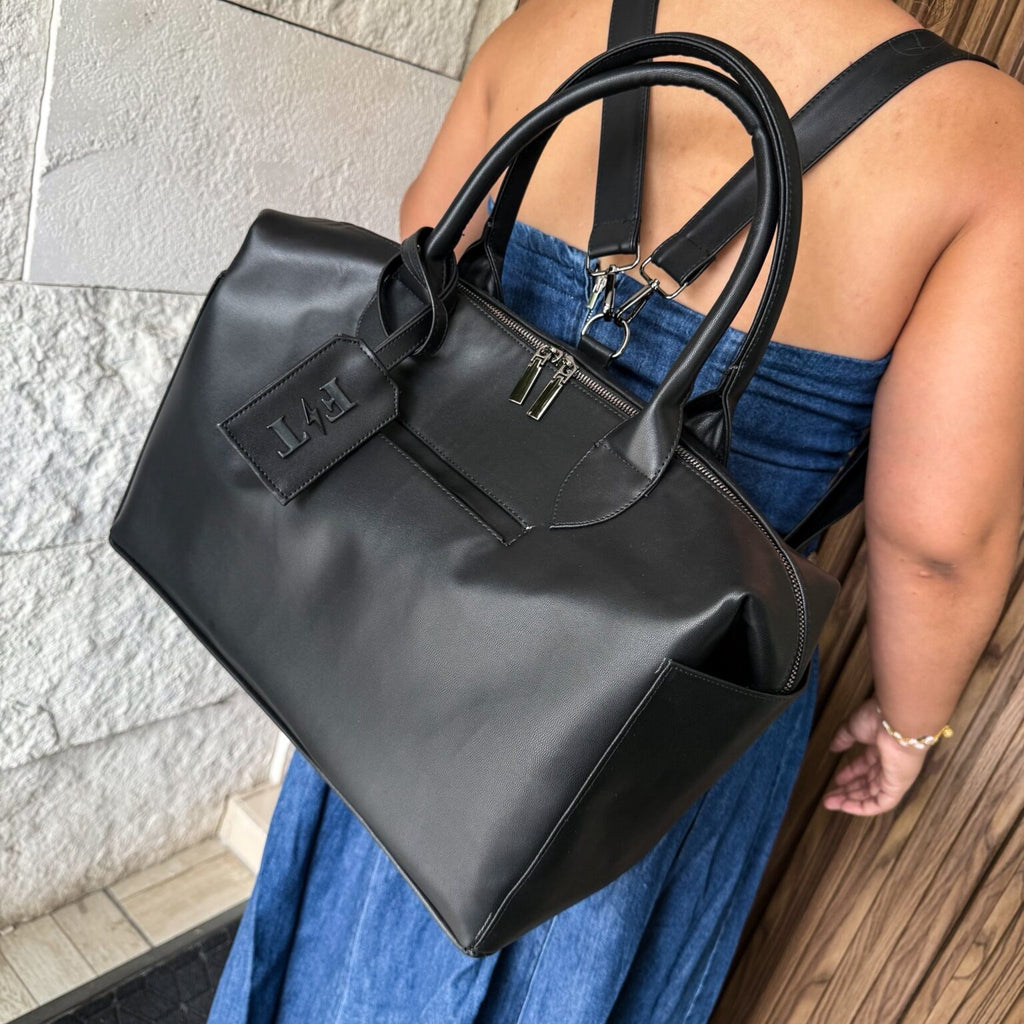 Pañalera Baby Bag Pétalo Herraje Oro