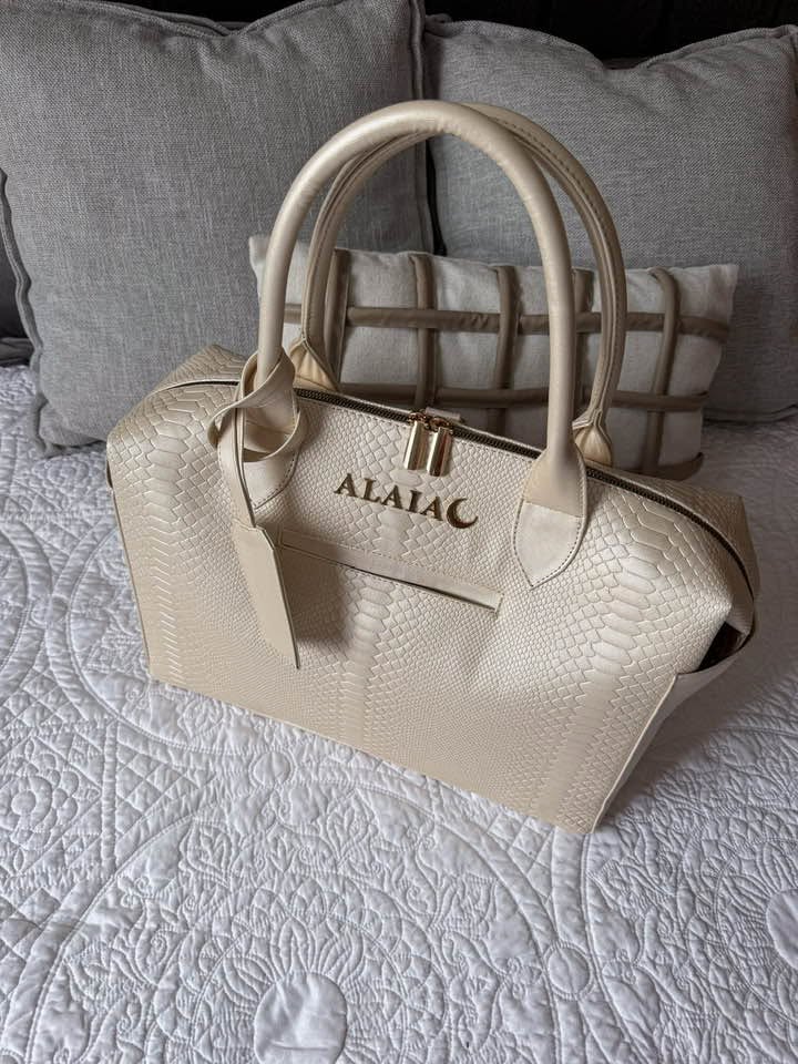 Pañalera Baby Bag perla Herraje oro