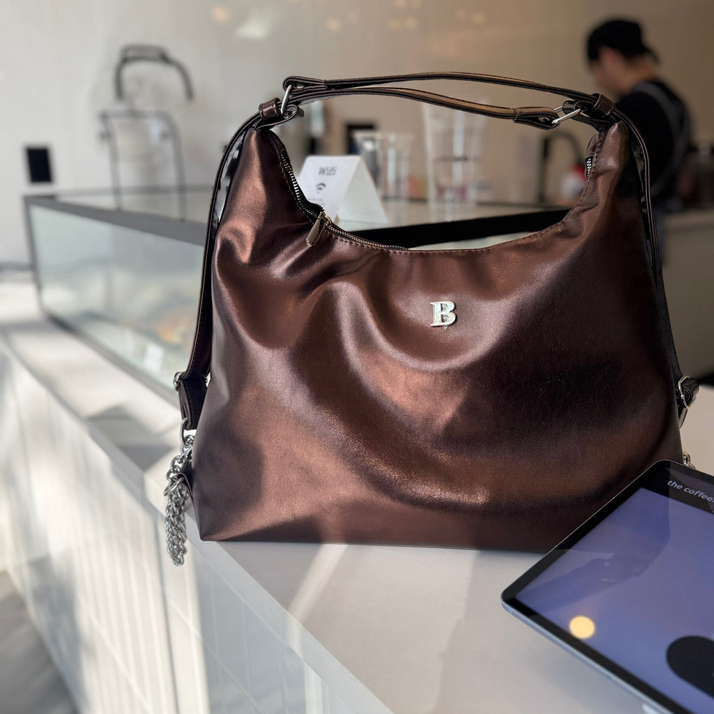 Bolsa-Mochila 2 en 1 Moka Metálico ⭐️ ‼️PRE ORDEN‼️