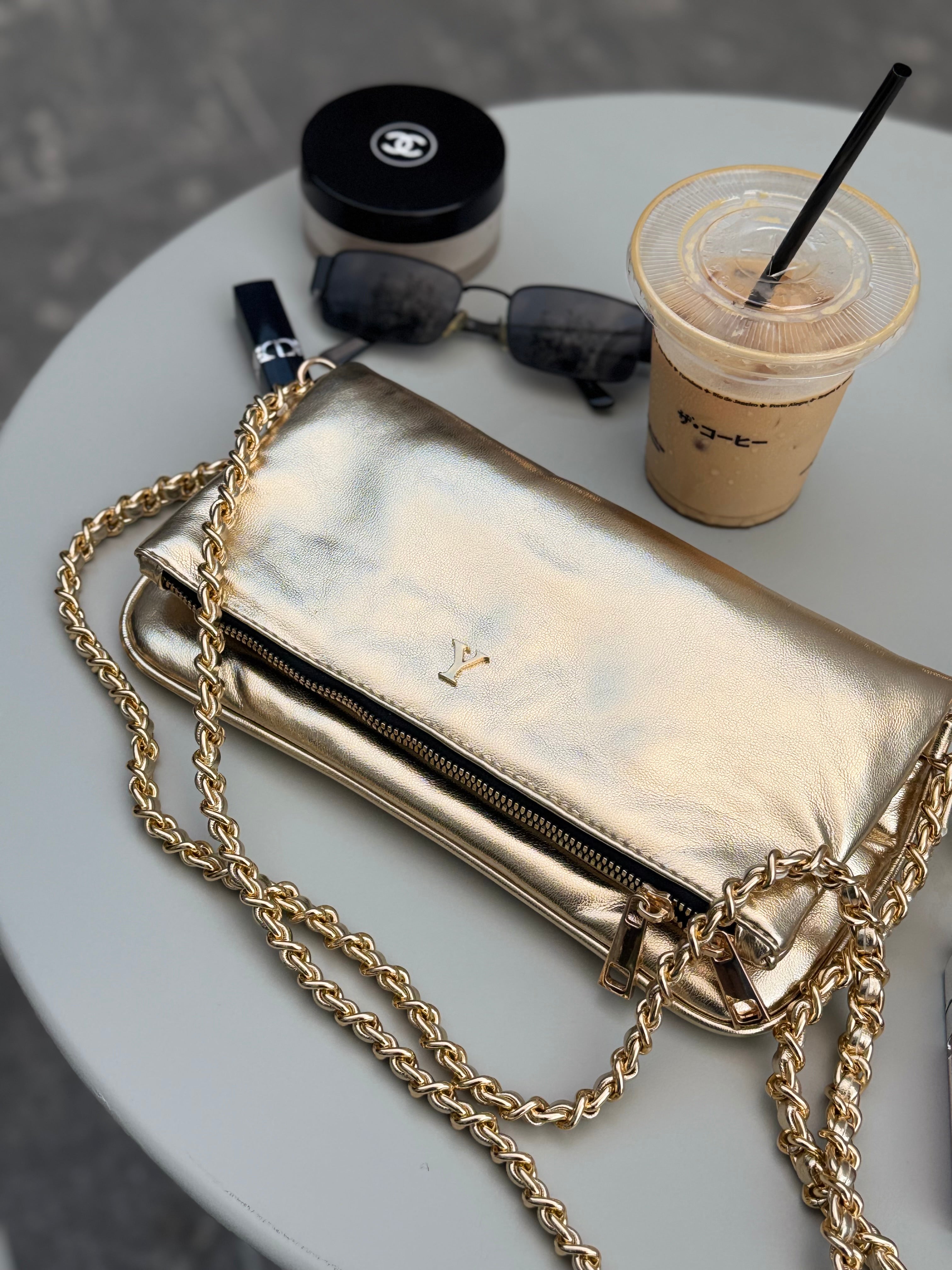 Amora bag gold herraje dorado