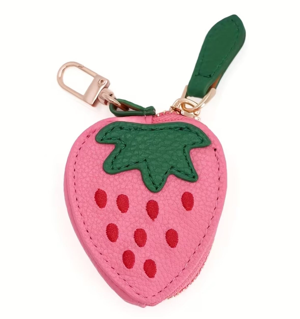 Charm monedero de fresa