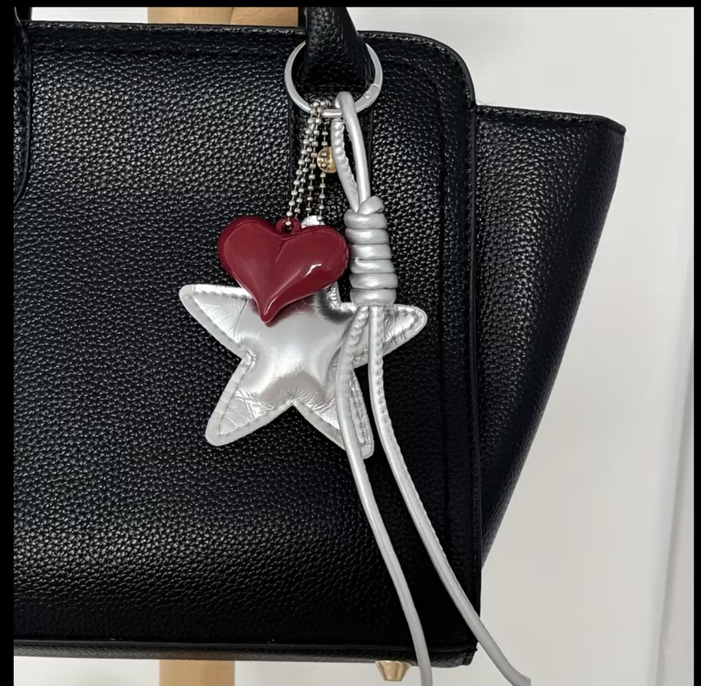 Charms para bolso estrella plata