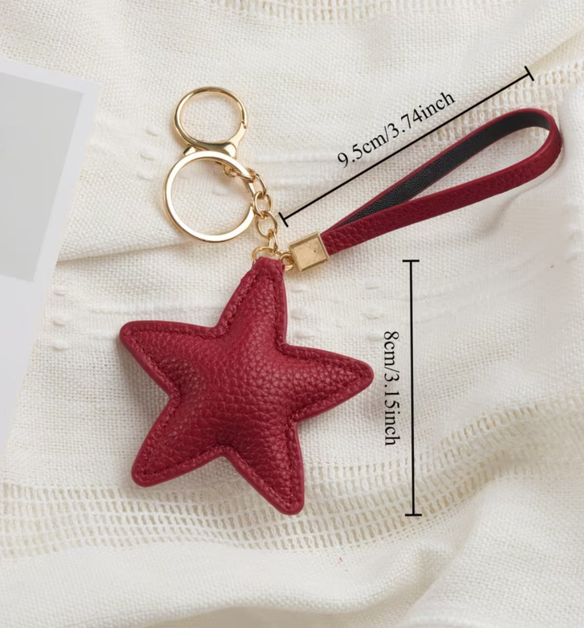 Charms estrella roja