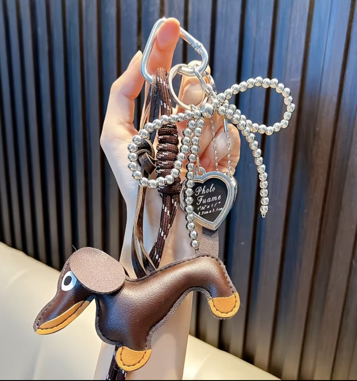 Charm perrito y moñito
