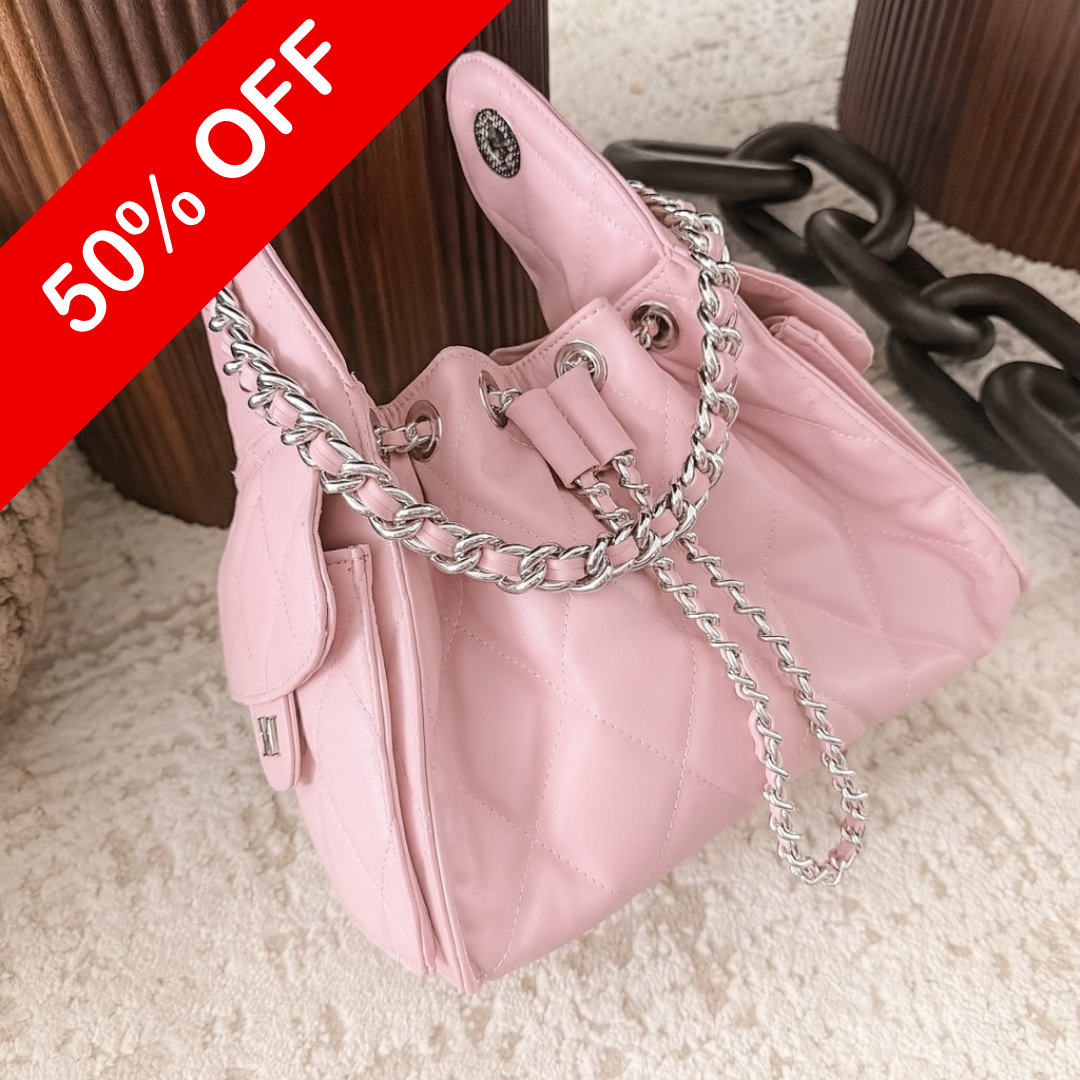 Soho 25 Small Rosa Paraiso Herraje Plata