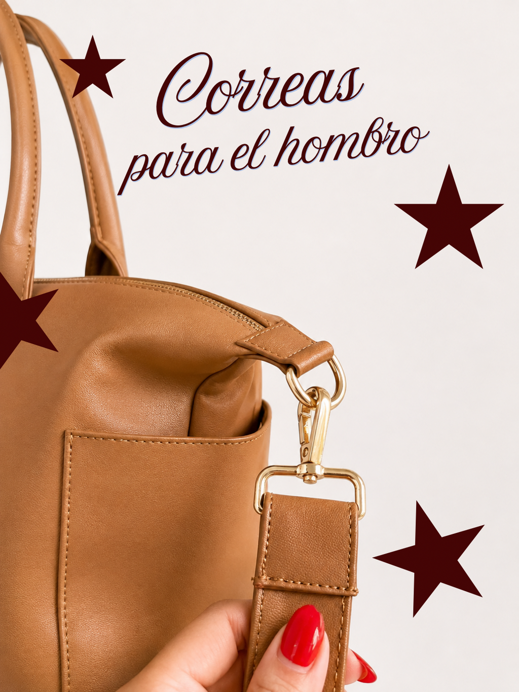 Pañalera Baby Bag Pitón Avellana Herraje Oro