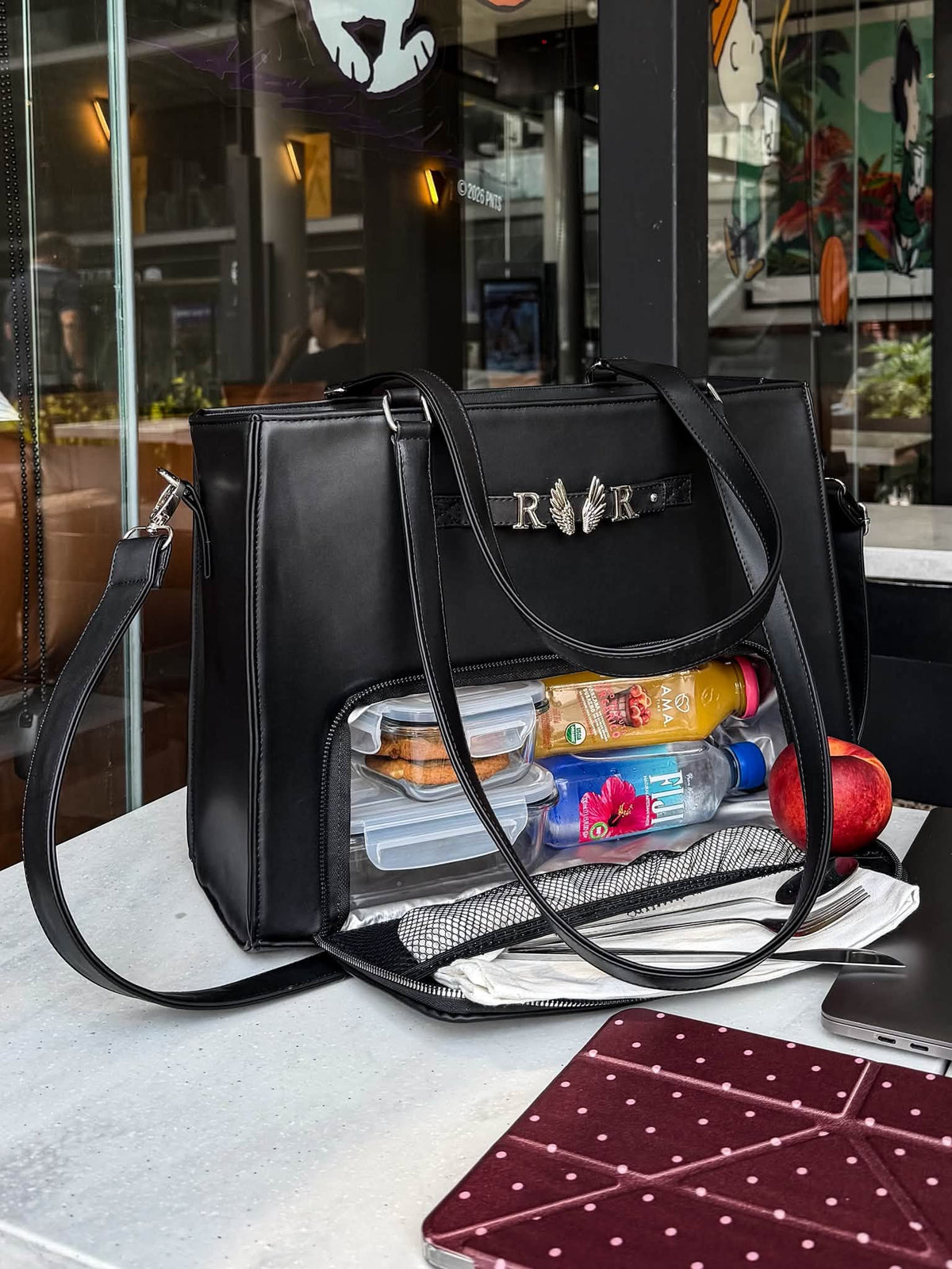 Madison Tote – Burgundy
