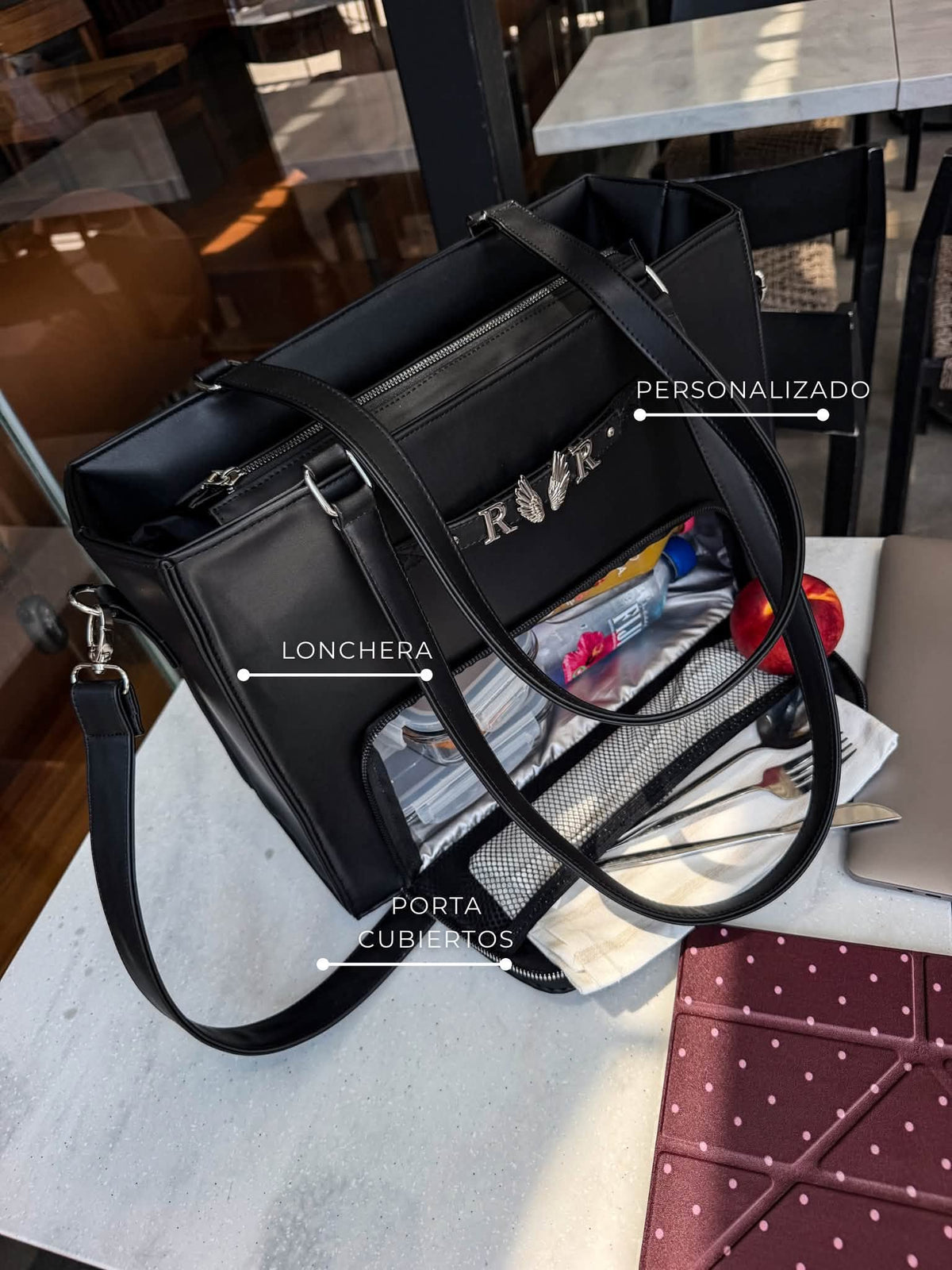 Madison Tote – Burgundy