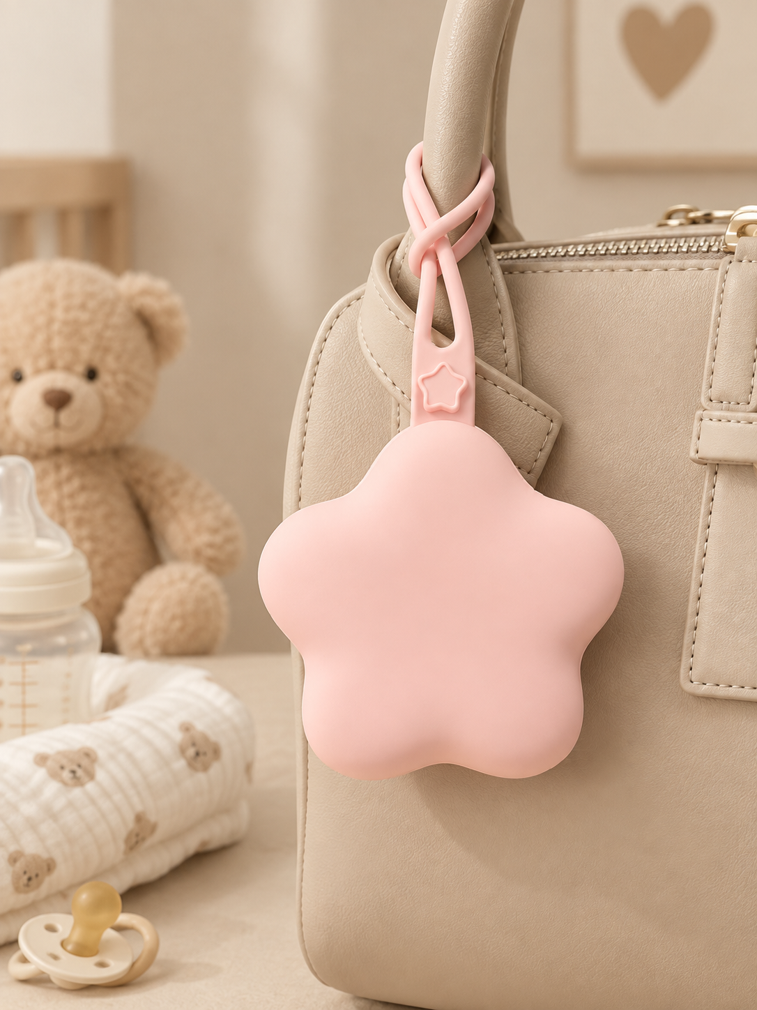 Charms de silicon para guardar chupon