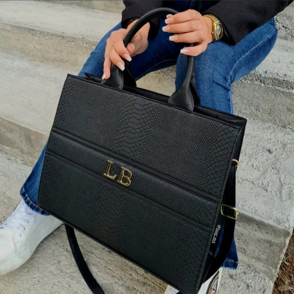 Premium Tote Negro (Tag Incluido)