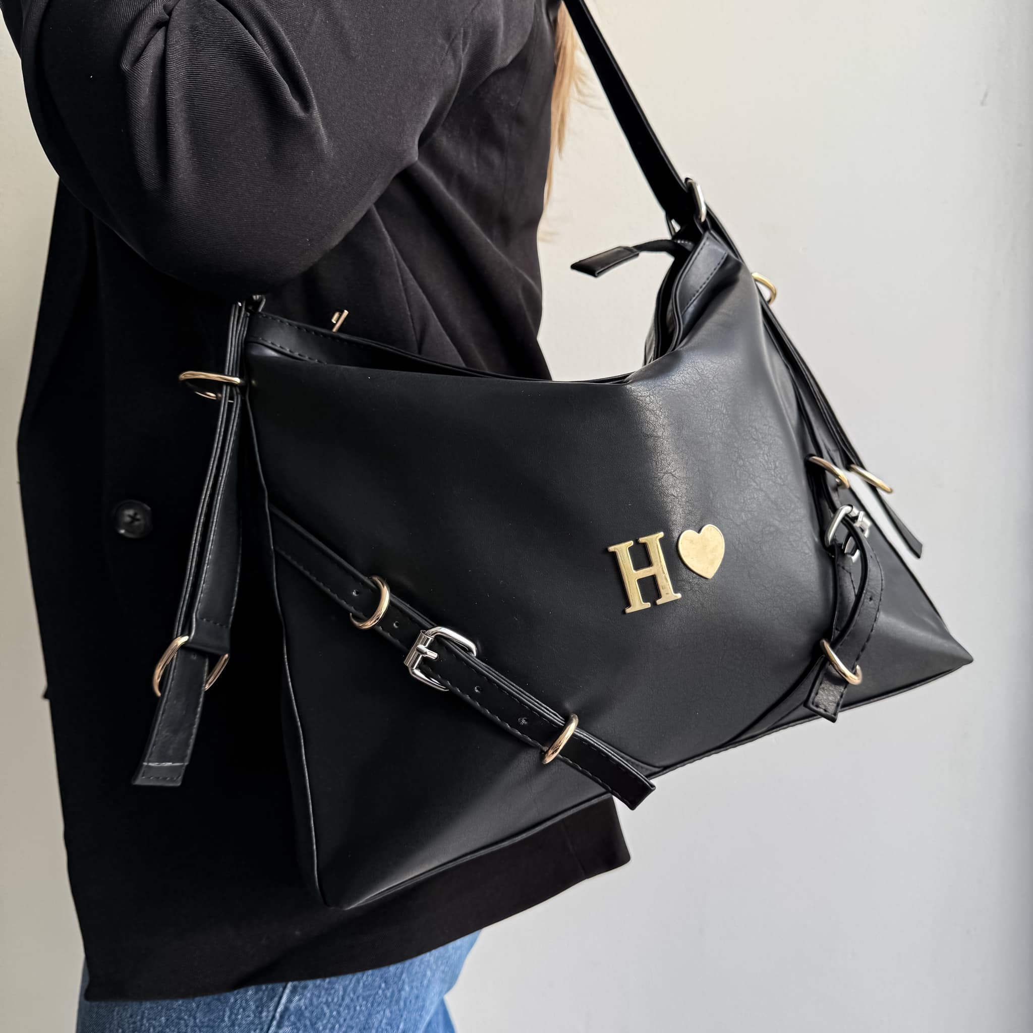 serena Luxe Negro Herrajes Mixtos