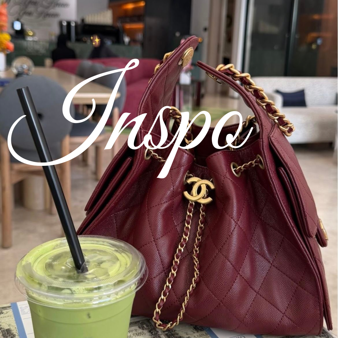 Soho 25 Small Burgundy Herraje Oro