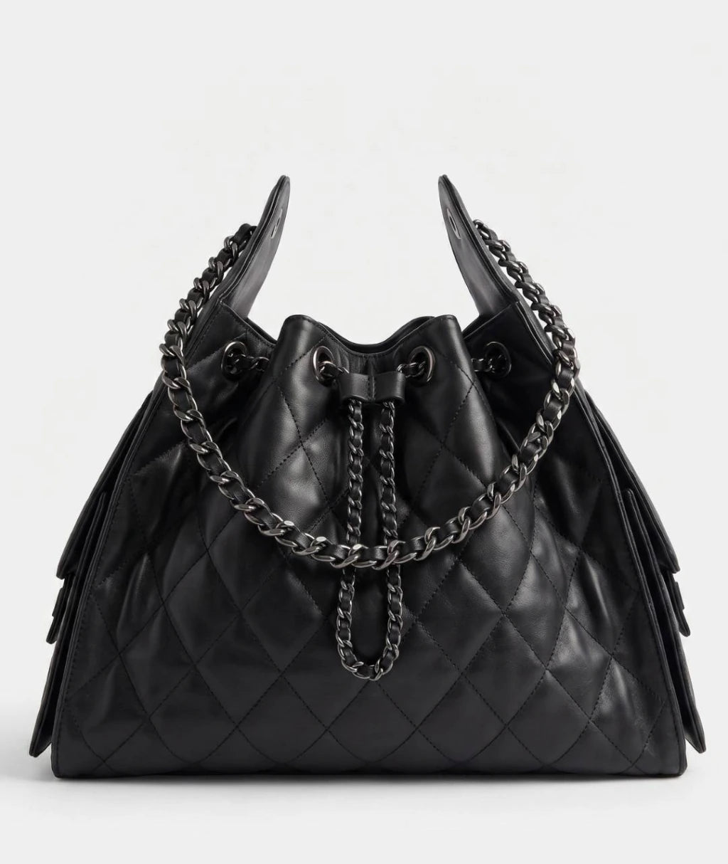 COCO 25 XL negra con cadena negra